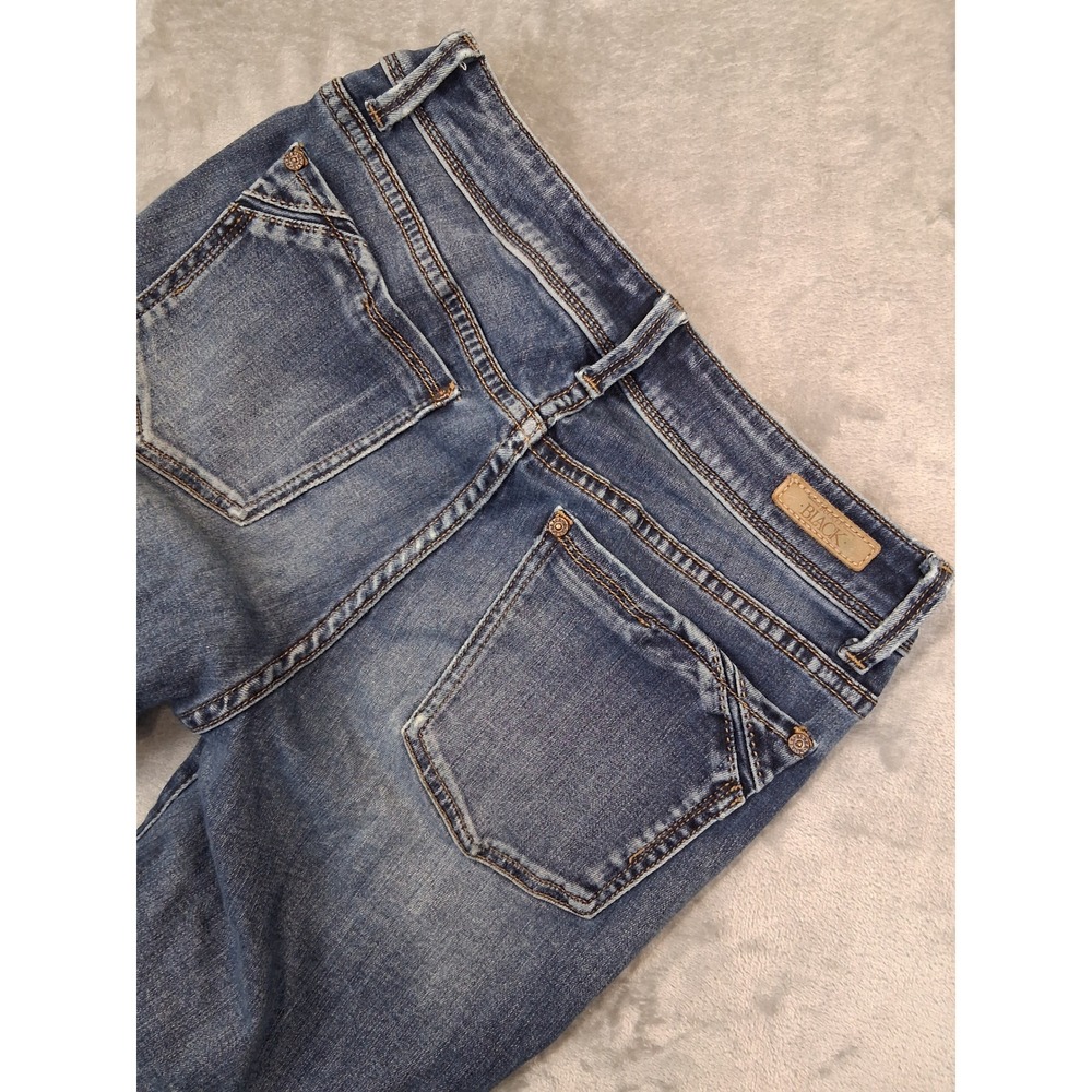 Buckle Black Fit No. 53 Womens Sz 27x28 High Rise Ankle Skinny Stretch Jeans